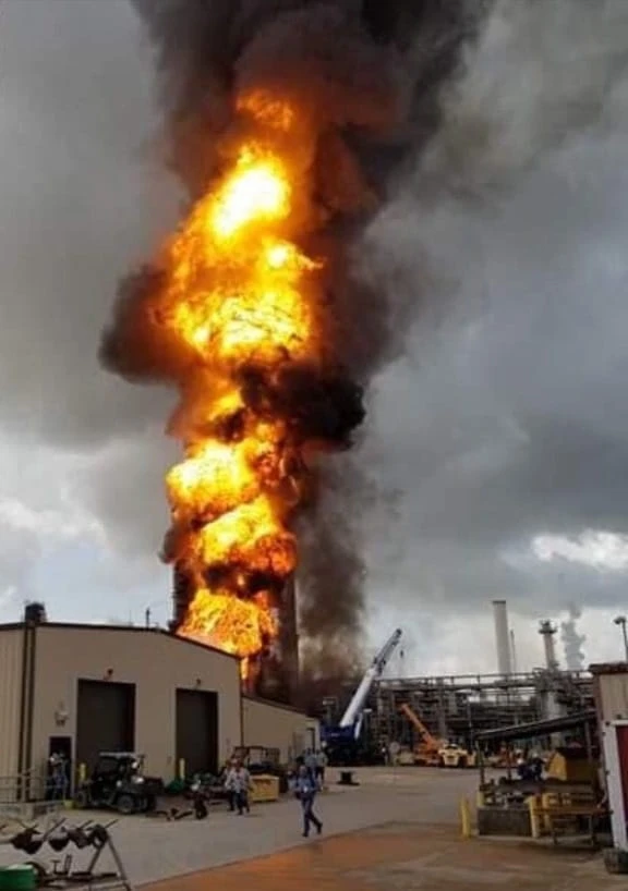 ExxonMobil plant fire