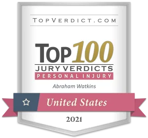 Top 100 Best Lawyer Award 2021 for Abraham Watkins